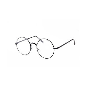 Round Black Frame Glasses