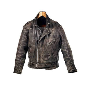 Weathered Leather Jacket